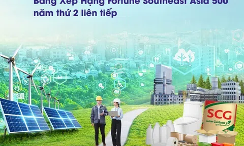 Kiên định với mục tiêu phát triển bền vững đưa Tập đoàn SCG vào Top 21 của Fortune Southeast Asia 500 năm 2025