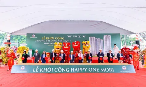 Vạn Xuân Group chính thức Khởi công dự án Happy One Mori