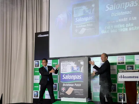 Hisamitsu ra mắt Cao dán Salonpas Diclofenac mới mang đến hiệu quả giảm đau lên đến 24h